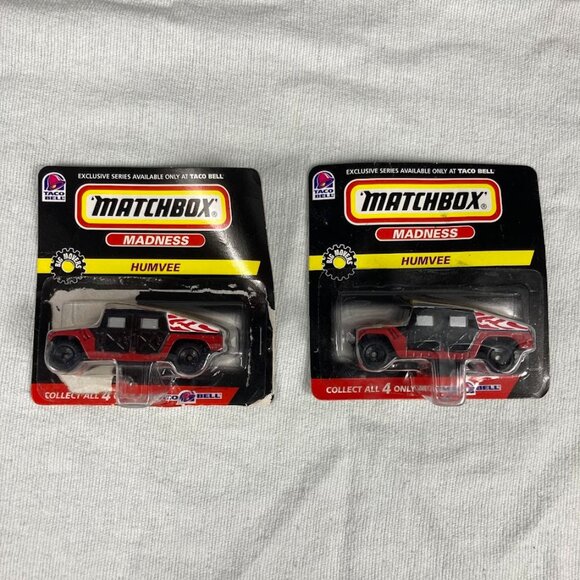 1998 MATCHBOX TACO BELL HUMVEE - VINTAGE MADNESS - Hotwheel Toy Car - Picture 2 of 6